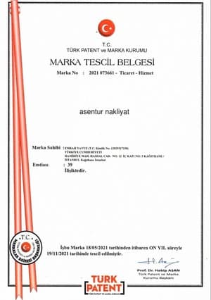 Marka Tescil Belgesi